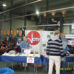 Infostand beim Piccolino-Flohmarkt