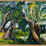 Olivenbäume | Öl auf Leinen | 100 x 120 cm | 2023