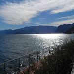 Die Sonne spiegelte sich so schön, Lago di Como