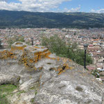 Cajamarca mit em Sitz vom Inka