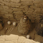 Mumie im Friedhof von Chauchilla