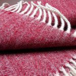 Herringbone Burgundy