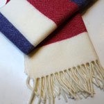 Off white, violet, dark pink