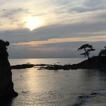 立石公園から見た夕景