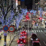 横須賀中央駅前のイルミ