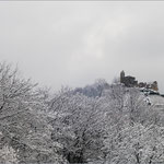 Staufener Burg im Schnee