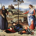 Raffaello - Allegory (The Knight's Dream)