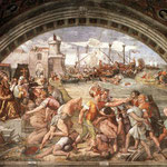 Raffaello - Stanze Vaticane - The Battle of Ostia