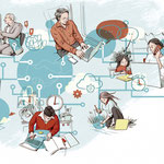 "Digitales Arbeiten", Adlershof-Magazin 5/6.2020