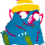 Monster - Schablonendruck