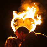 Feuershow zur Hochzeit mit Feuerherz, Foto: Daniel Tetzel