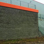 bewehrte Blockwand Typ A, Vollsteine, System Beton