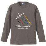 Blue Impulse (Leader's benefit / Color smoke) Long Sleeve T-shirt