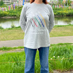 Blue Impulse (Leader's benefit / Color smoke) Long Sleeve T-shirt