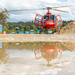 Elite Flights, AS 350 B2 Ecureuil, Airbus H125, HB-ZPF, Rundflugtag 50 Jahre Jubiläum Prodega Langenthal, Helikopterflug, Rundflug