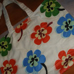 Shopper grande a fiori