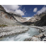 Alpes : Le Gyronde et le Glacier Blanc