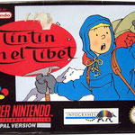 Video Juego Tintín en el Tibet de la Super Nintendo