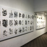 Sur les traces des Automatistes — Maison de la culture du Plateau-Mont-Royal (hall), 2023  
