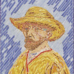 "Auto-Retrato de Van-Gogh" - 56x42 cm