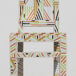 "Cadeira Desigual" - 90x45x38 cm