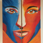 "Yin & Yang" Danni Sommerig (65x90cm)