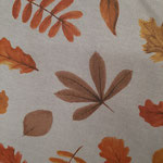 Herbstblatt in Leinenoptik 