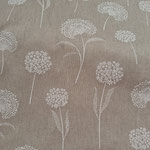 Pusteblume natur in Leinenoptik 