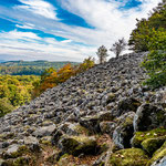 Basaltblockmeer, Schafstein, Rhön, Sep. 2018