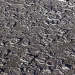 Bizarres Eisschollenmuster auf dem Ammassalik Fjord