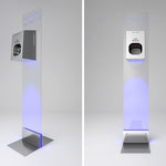 Art.Nr.:  80161 Aufsteller Acryl mit Beleuchtung