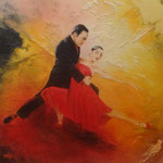 Tango-Désir - technique mixte - 60X60