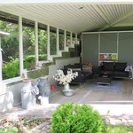 Terassi on jättikokoinen ja monikäyttöinen