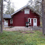Sauna terrace for cooling