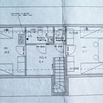 Cottage floor plan, upstairs