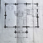 Cottage floor plan, downstairs