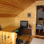 Yläkerran aulatila, pieni etätyöpiste! 