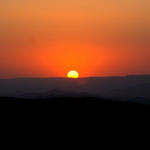 Sonnenuntergang bei Ifrane