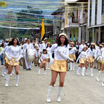 Desfile cívico por aniversario 60 de Convento, parroquia rural del Cantón Chone.