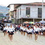 Desfile cívico por aniversario 60 de Convento, parroquia rural del Cantón Chone.