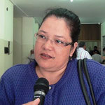 Dolores Chávez, usuaria del servicio de agua potable de Manta que está contenta con la nueva "tarifa solidaria".