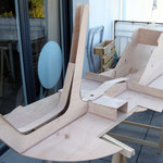 Pre-bend and adjust parts.