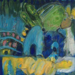 Nr. 77: Märchengarten, 8/1999 Acryl auf Leinwand, 70x90 cm