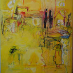Nr. 34: Sonnenschein, 6/2001 Acryl auf Leinwand, 90x100 cm, Privat