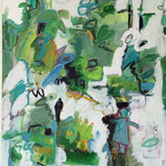 Nr. 44: Grüne Hoffnung, 4/2010 Acryl auf Leinwand, 90x100 cm, Privat