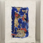 Nr. 87: Blaue Oase, Acyl, 18x24 cm, Privat