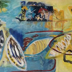 Nr. 41: Welt der Träume, 1/2007 Acryl auf Leinwand, 50x200 cm