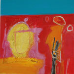 Nr. 165: Andere Welt 1, 2013 Acryl auf Leinwand, 30x30 cm 