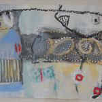 Nr. 106: Poesie der Parben, 6/2012 Mischtechnik auf Papier, 30x40 cm, Privat