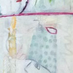 Nr. 11: Seerose, 3/2010 Acryl auf Leinwand, 30x190 cm, Privat